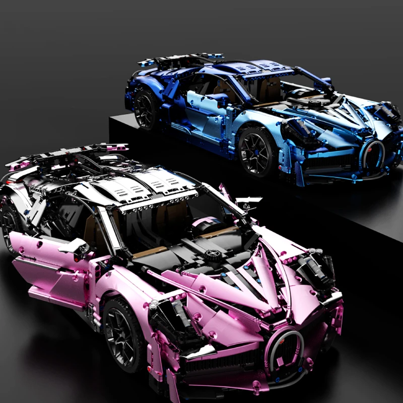 Construcción del Bugatti Chiron para niños, alta tecnología, azul, púrpura,  3728 piezas, Super Sport, carreras, coche clásico, modelo, bloques, piezas,  MOC 42083, juguetes, regalos| | - AliExpress