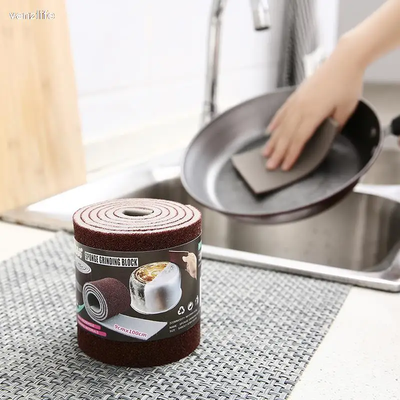 Vanzlife Очищающая губка для вытирать горшок, инструмент для мытья посуды