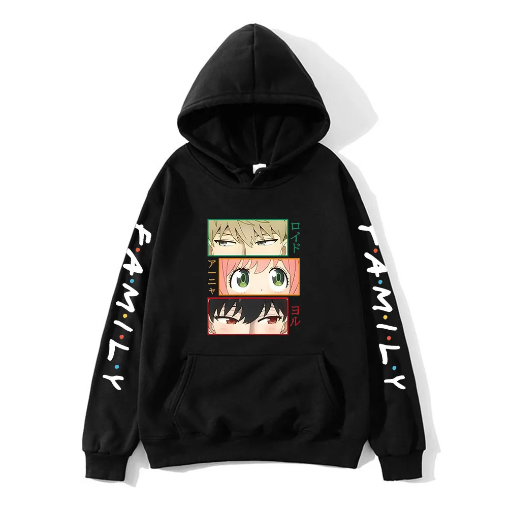 

Spy X Family Eyes Graphic Hoodie SpyXFamily Sweatshirt Japanese Anime Kids Pulovers Girls Kawaii Tops Y2k Clothes Boys Clothing