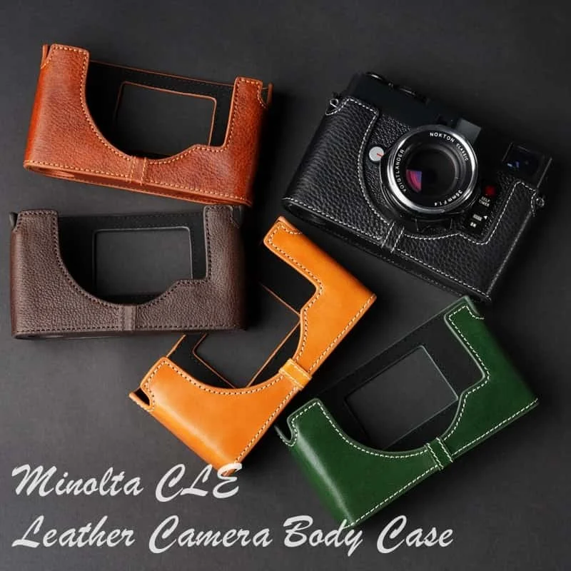 Premium Genuine Leather Camera Bag Case