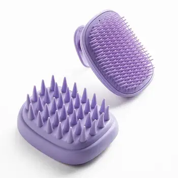 Spazzola per Cuoio Capelluto in ABS con Setole Morbide Doppie, Massaggiatore per Pulizia Profonda del Cuoio Capelluto, Strumento per Cura Quotidiana e Lavaggio dei Capelli
