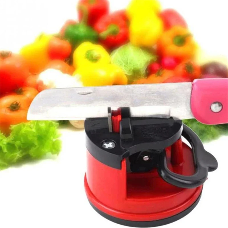 Quick Knife Sharpener Sharpening Tool Household Kitchen Quick Sharpener Easy And Safe To Sharpens Suction Cup Sharpening Tool