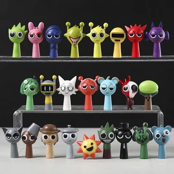 Set of 24 Sprunki Incredibox PVC Figures Model Figurine Brinquedos Gift