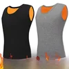 Thiened Fce Warm Vest Men's Comfortable Inner Wear Winter Sl oulder Pad irt Young Men's  Color Base Layer...