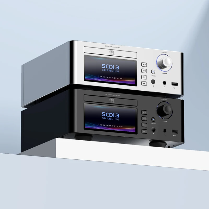 SACD CD Player portable cd player Hi-Res Audio Sanyo HD870 ME1389EE system AK4499EX AK4191 DAC chips Bluetooth LDAC PCM768 DSD512 SHANLING SCD1.3
