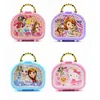 [Funny] Disney Frozen Sofia the First princess Hello Kitty Cute cartoon nail art set play house Toys Creative girl best gifts 2