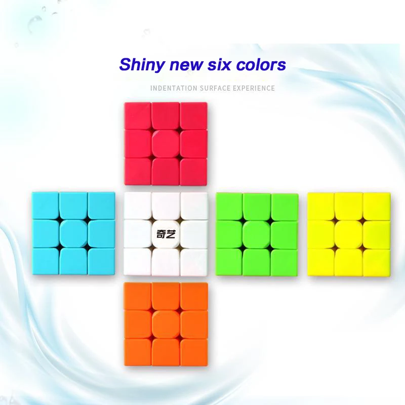 Qi Yi 3x3 Magic Cube Professional 3x3x3 Speed Puzzle 3×3  Children Toy Cube 3x3 Magnetic Educ Toy For Kids Children Gifts 4