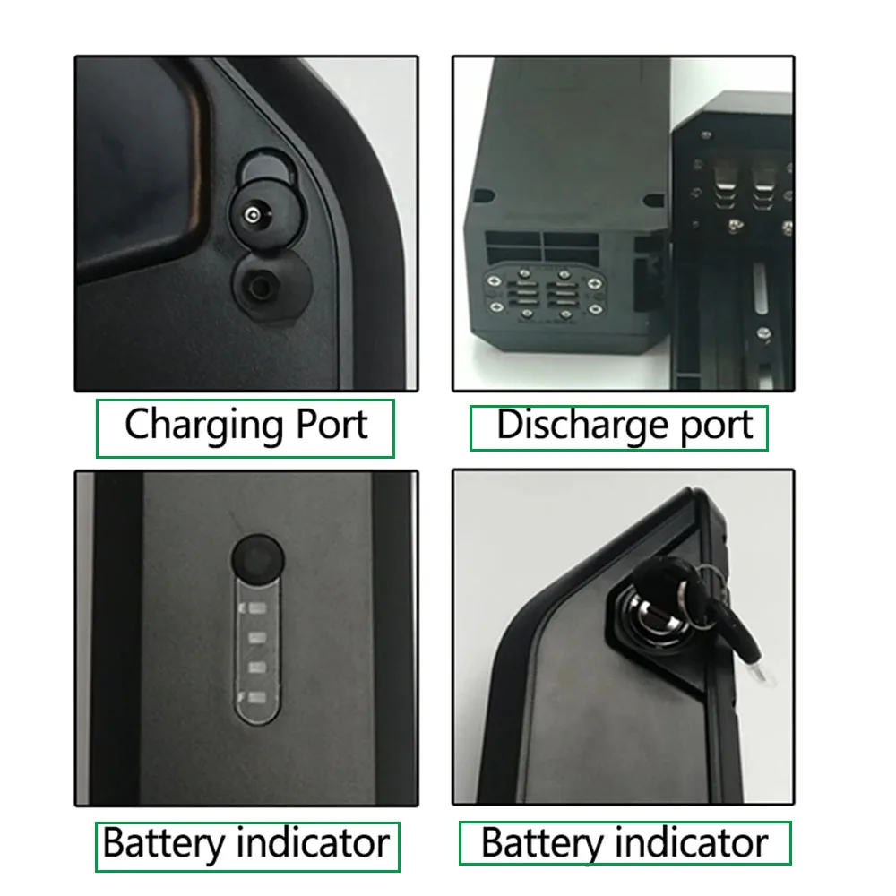 Reention Kirin eBike Battery 36V 20ah 48V 13Ah 15Ah 17.5Ah 24.5Ah Electric Bicycle Battery for Bafang 1000W 500W 350W Motor