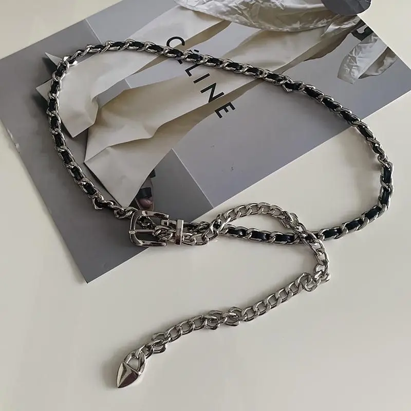 Cintura A Catena Donna Regolabile - Oro E Argento Per Abiti E Gonne - Foto 10