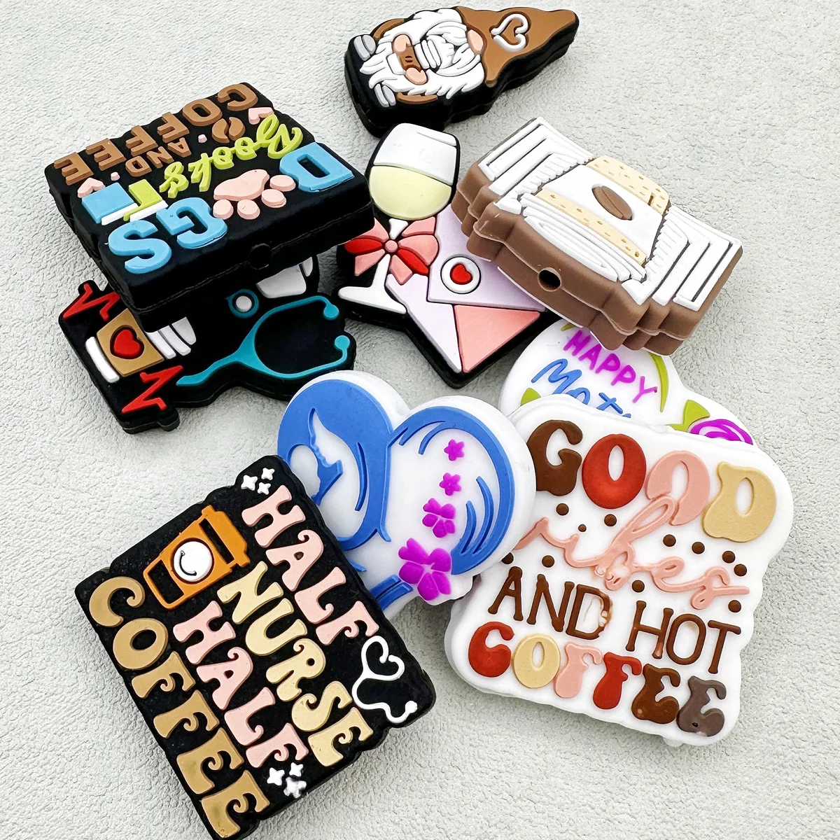 Рисунок 3 - силиконовые бусины в форме кофейного