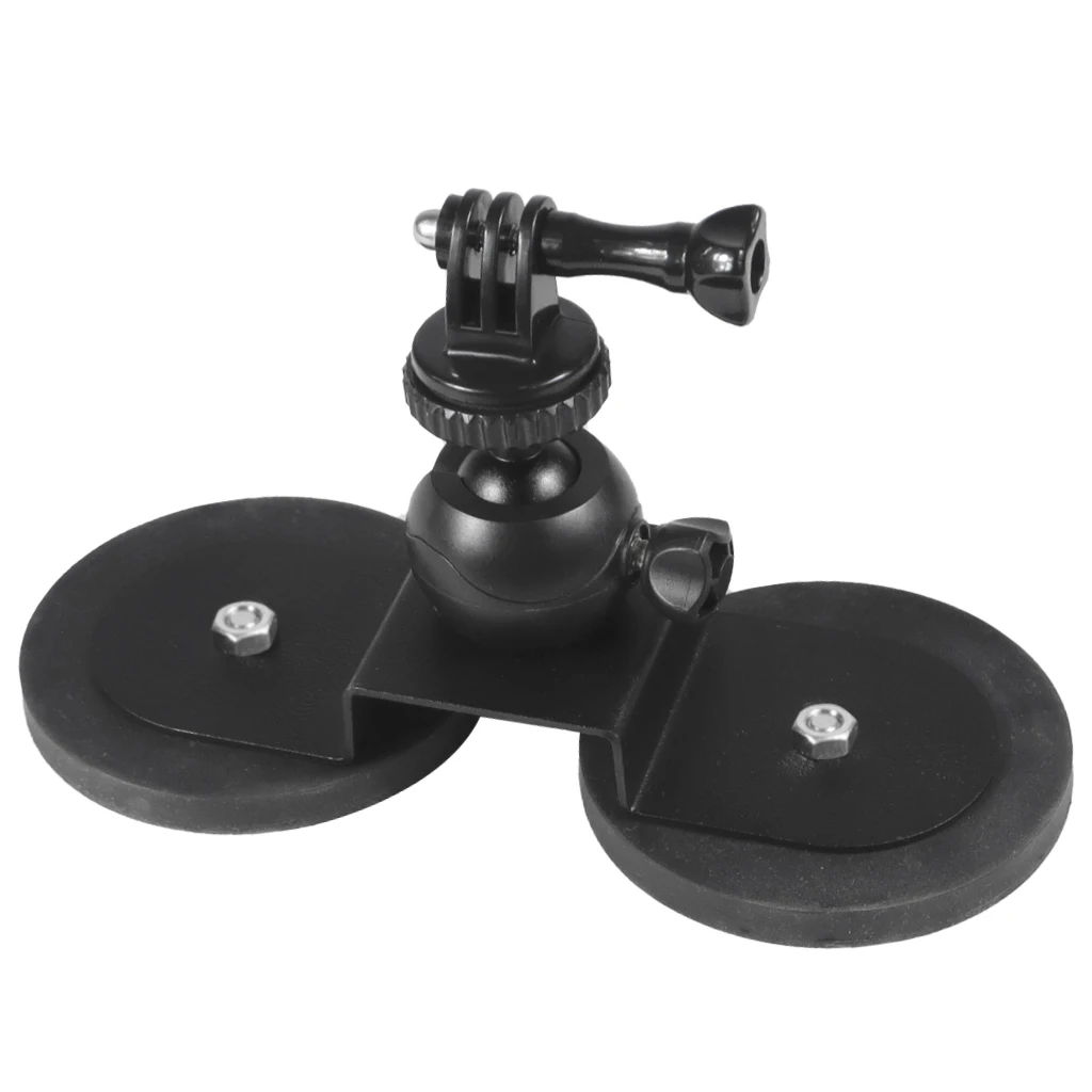Ventosa do Carro para Gopro 10 Insta 360 Ação Câmera Adaptador de Tripé Montagem Magnética 360 Bola Cabeça Otário Telefone Titular - Image 6