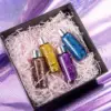 Waterproof Mermaid Body Glitter Gel Long Lasting Liquid Eyeshadow with Large Sequins for Hair and Body Sparkle 5