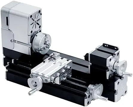 

All-metal Miniature Lathe 36W 20000rpm Didactical Mini metal Lathe Machine for Hobbyist Woodworking Craft