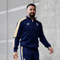 Adidas originals Real Madrid, veste rétro confortable à col montant et doux KE3846 1