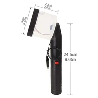 Flocking Kit Static Grass Applicator ABS Mini Flocking Machine with Antislip Handle for DIY Scenic Modelling Sand Table 2