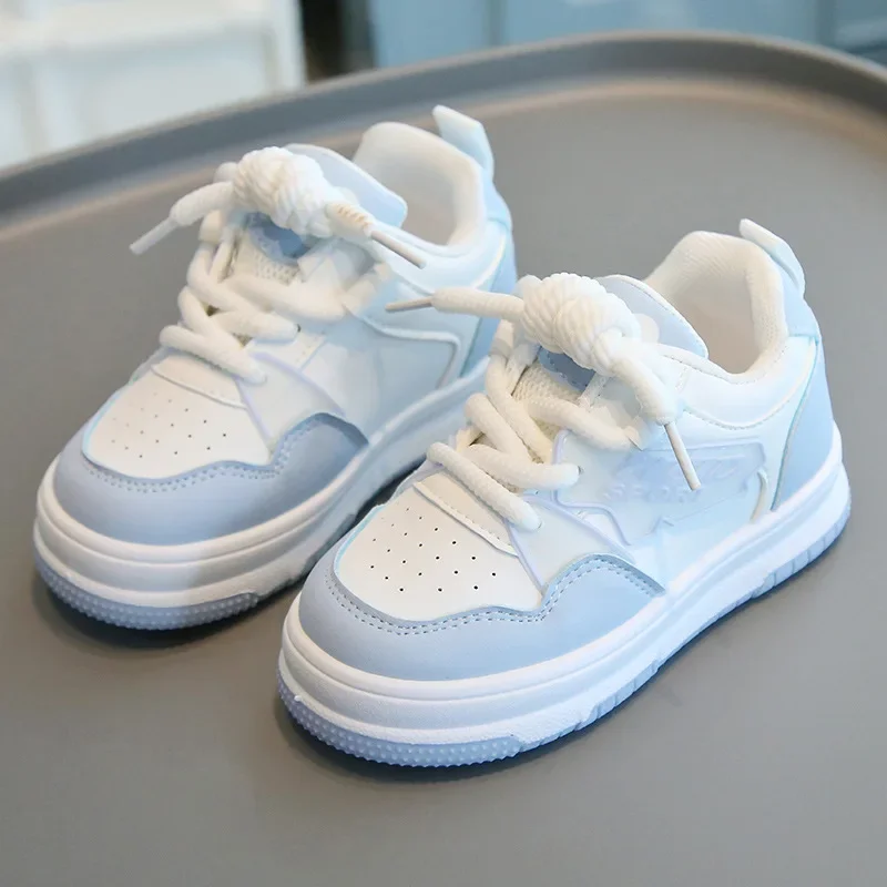 Kids Thick Bottom Sneakers for School and Leisure