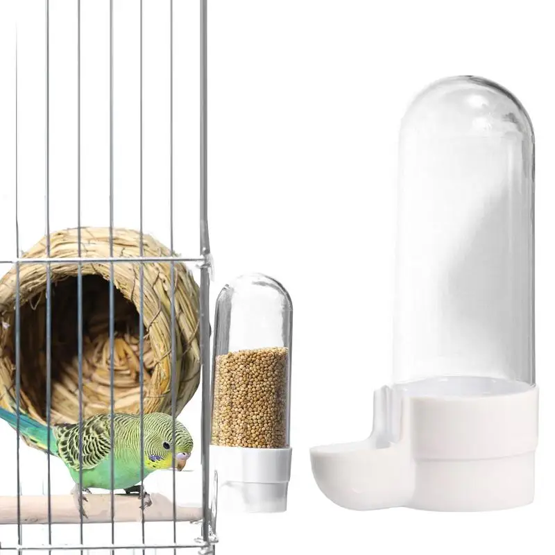 

Automatic Bird Water Dispenser Automatic Bird Feeder Hang In Birds Cage Bird Waterer Food Feeder Hang In Birds Cage Container