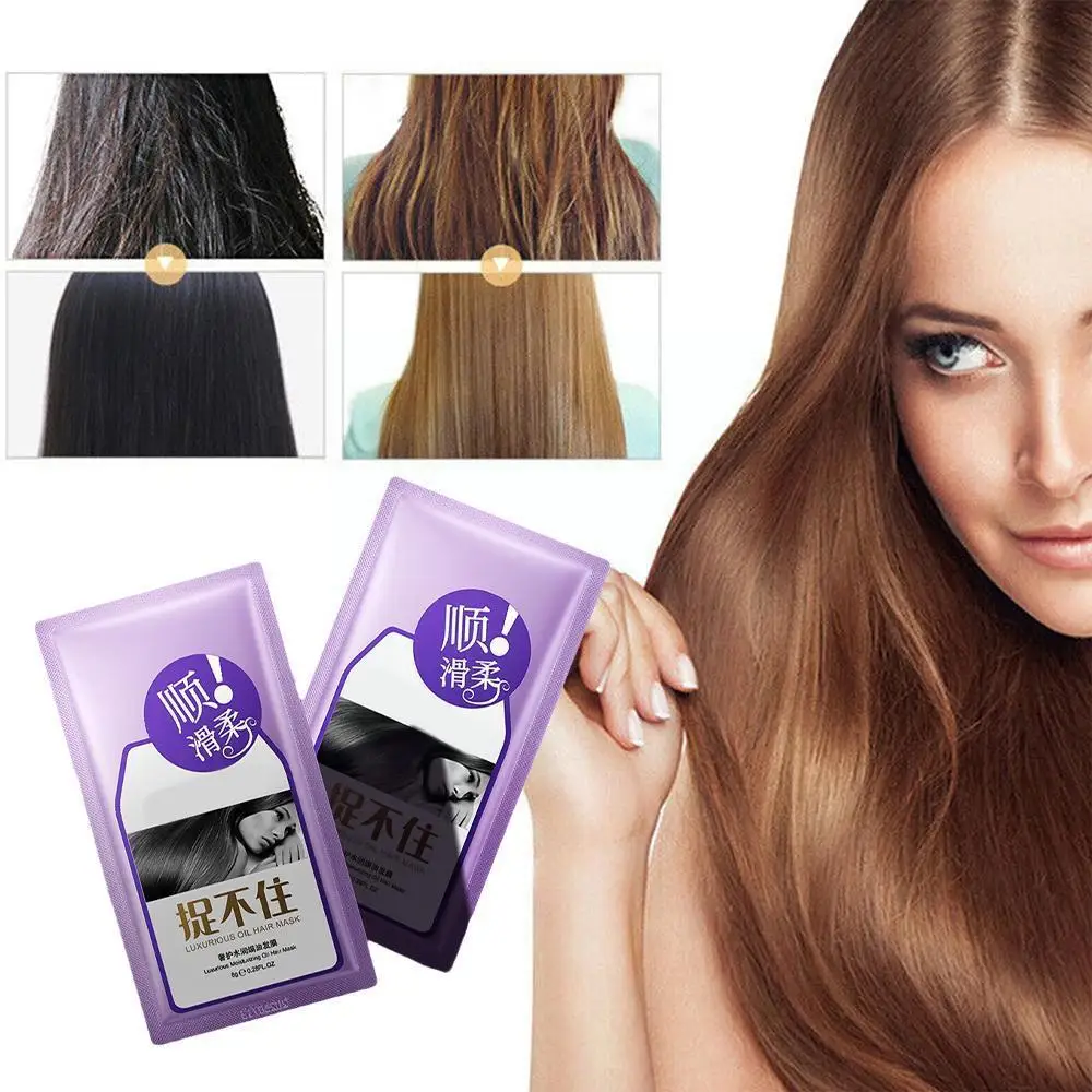 

Keratin Magical Deep Treatment Straightening Hair Mask Smooth Restore And Damage-repaired Care Nutrition Soft F4S6
