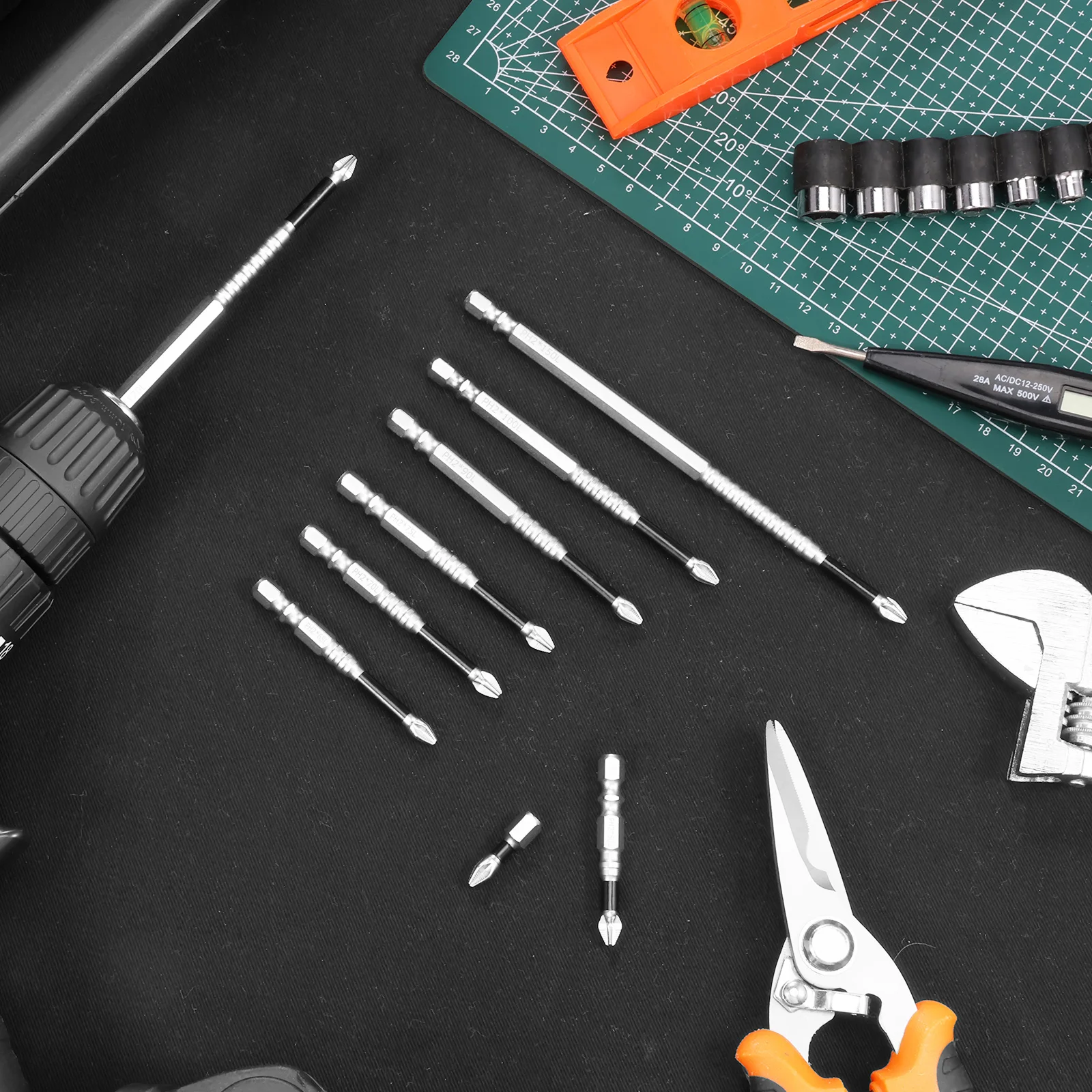 Carbon Steel Magnetic Drill Bit Set for Electric Drill