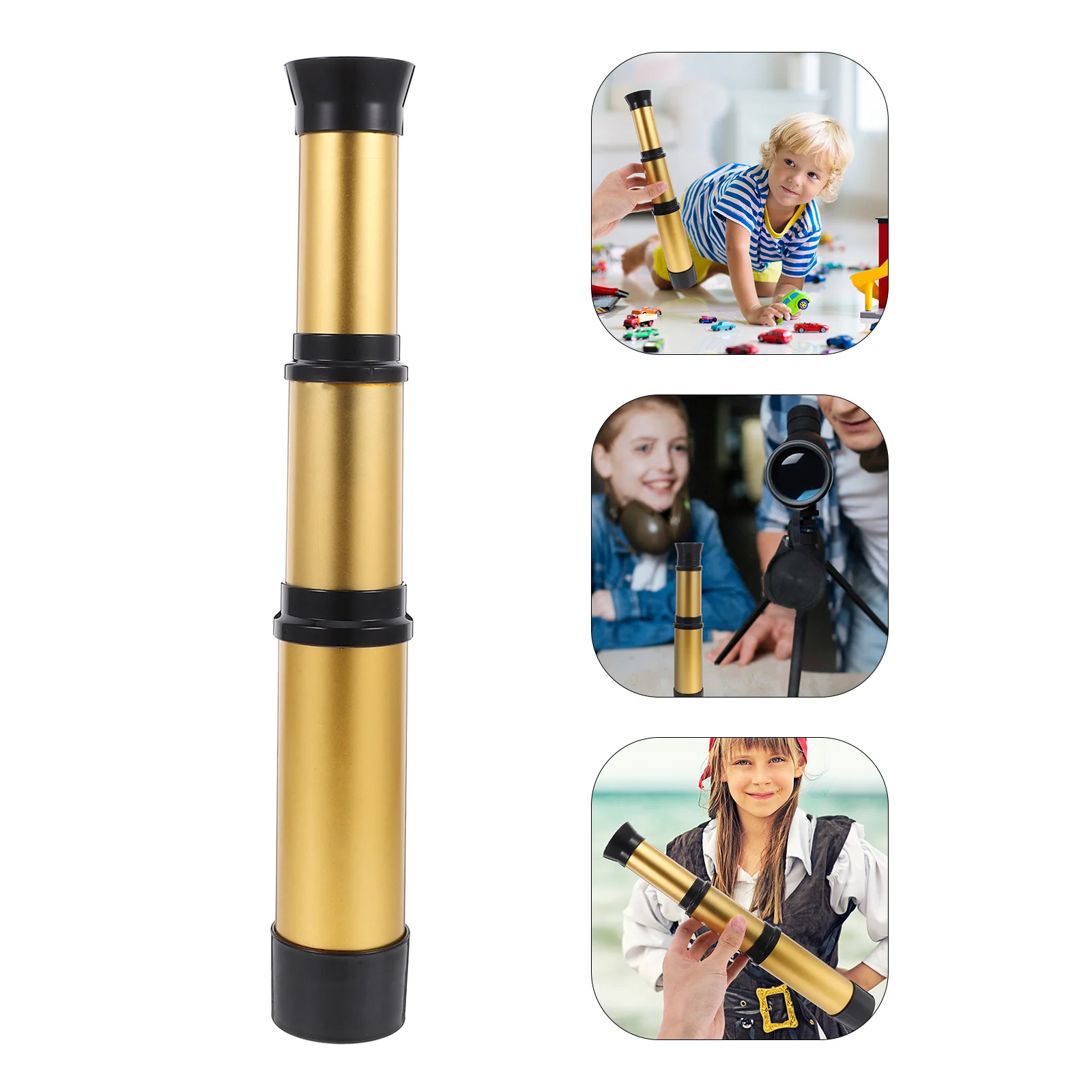 Children Telescope Fashion Toy Children Toys Students Children Marine Pirate Cosplay Prop Pirate Costume Performance Telescope 3