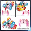 2.4G RC Stunt Car Children Double Sided Flip Remote Control Car 360 Degree Rotation Off Road Rc Drift Cars For Pink Girls Toys 2
