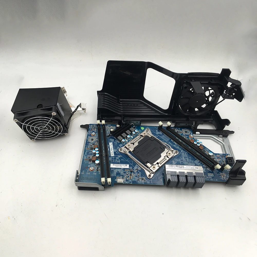 For HP Second CPU Expansion Board Z640 710326-001 736520-001 DDR4 2011-3 With Fan Radiator ,Fully Tested All Functions Work Good