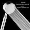 Bathroom Brushed Handheld Shower Head 304 Stainless Steel Pressurized Rain Shower Head Spa Water Saving Shower Head with Filter 1