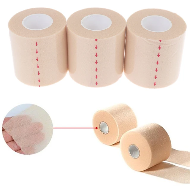 6CM*20M PU Foam Bandage Elbow & Knee Pads Film Foam Underwrap Athletic Tape 2