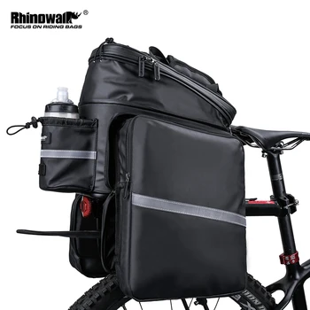 "Rhinowalk" große Reisefahrradtasche-wasserdichte Biker-Tasche-Sport-Touren-MTB-Sattel Rack-Gepäckträger Koffer 1