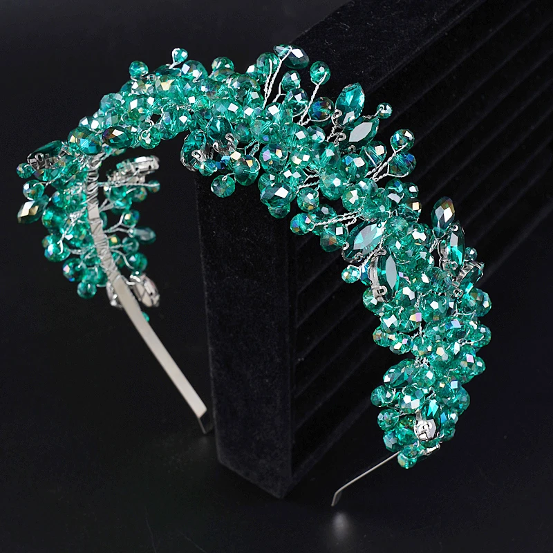 Bridal Hair Accessories Handmade Wedding Bride Tiaras Crowns Headband For Women