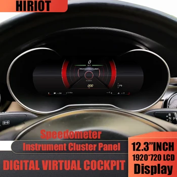 Panel de instrumentos digital de 12.3'' para Mercedes Benz GLC/Clase C W253 X253 W205 NTG5.0 2015-2018 Velocímetro para el tablero 1