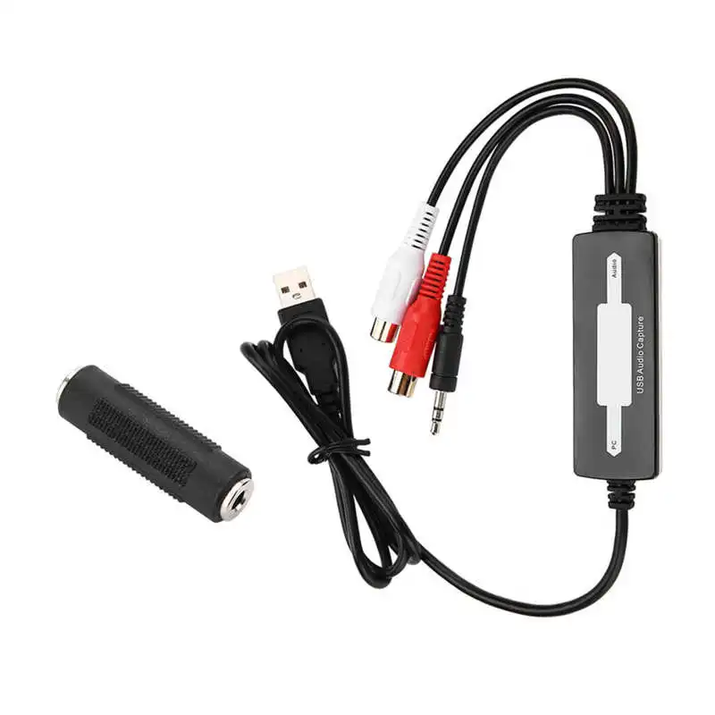 

USB to Cable Adapter Recorder Card Converts For TV DVD VHS Device