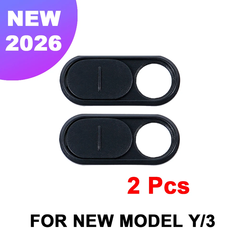 Tesla Privacy Protector Camera Cover - Center Console Webcam Blocker with Slide Switch Interior Trim
