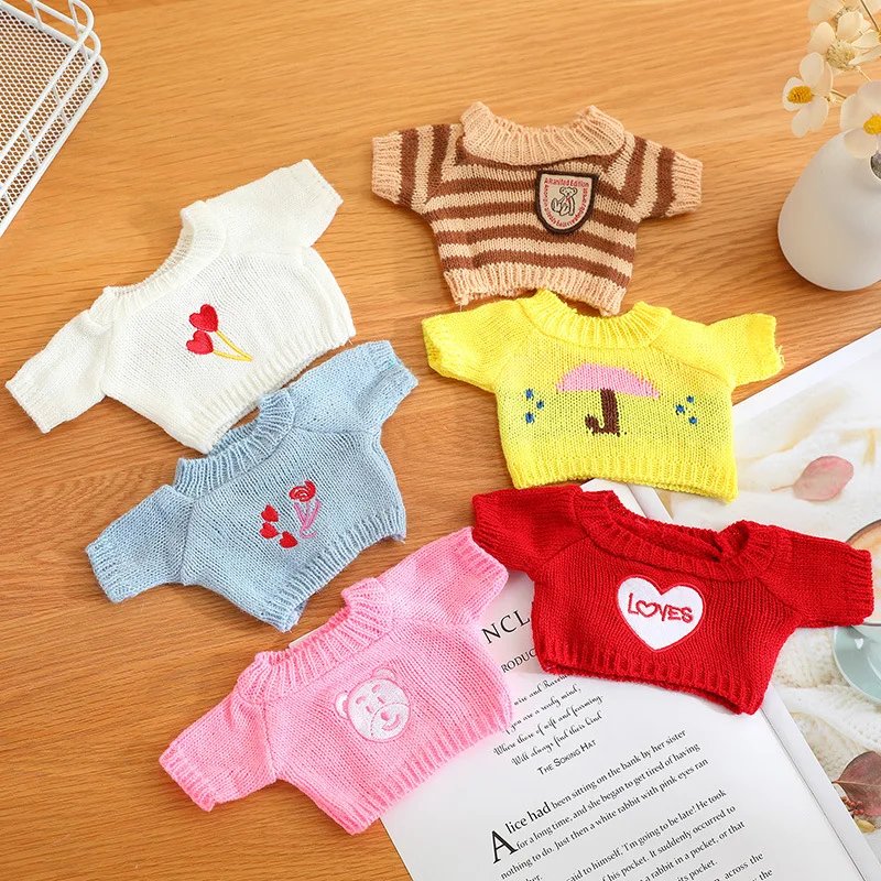 Sweater Clothes For Duck 30 cm 1pc lalafanfan Duck Kawaii Plush Toy Accessories Soft Animal Dolls Children's Toys Birthday Gifts plush toy accessories doll clothes