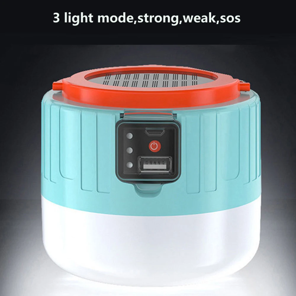 

USB Charging Light Outdoor Tent Light Portable Emergency Light BBQ Hiking LED Solar Lights