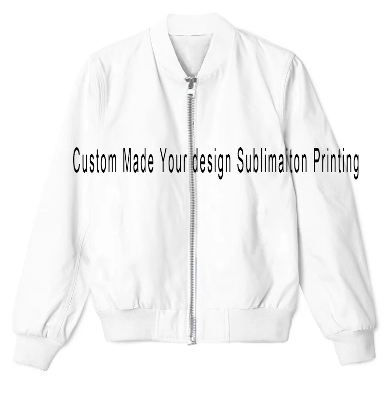 

REAL American SIZE Custom - Create your own Sublimation print Zipper Up Jacket