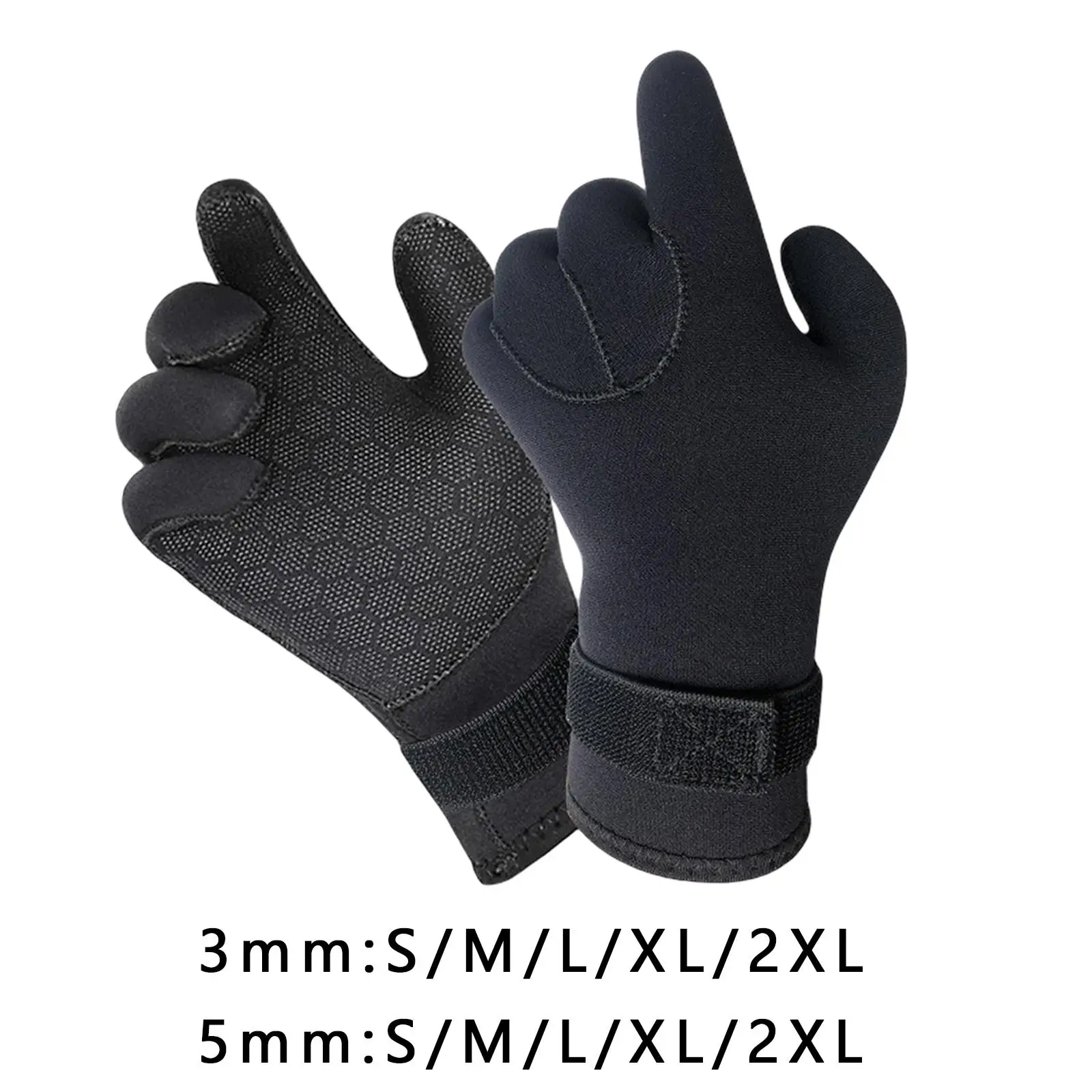 

Scuba Diving Gloves Neoprene Wetsuit Gloves Anti Slip Surfing Glove Five Finger Wetsuit Gloves for Kayaking Paddling Rafting