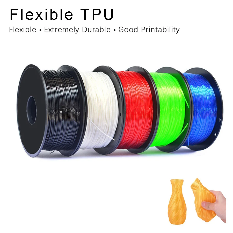 TPU 3D Printer flexible filament 250g 1.75mm Length 80M AliExpress