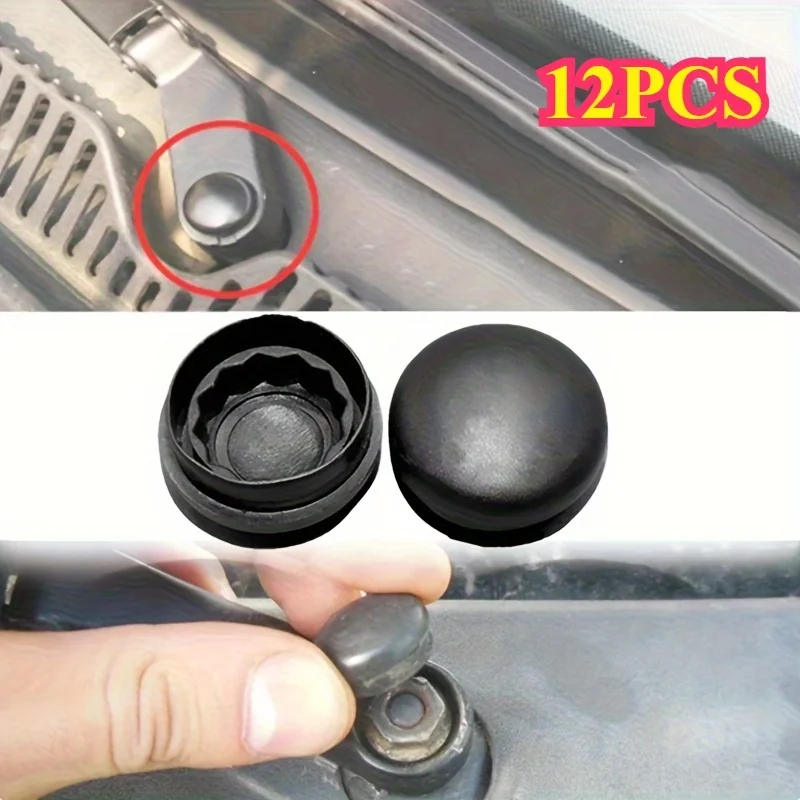 Schraubkappe für Scheibenwischerarm, Abdeckung für Schraubenmutter des Frontscheibenwischers für Audi A6L S5 Q5 Bentley Lamborghini Skoda VW – Detail 2
