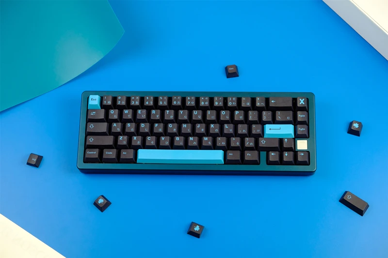 gbrosblack blue aucun capuchons de pbt dye sublimation keycap pour mx switch html par