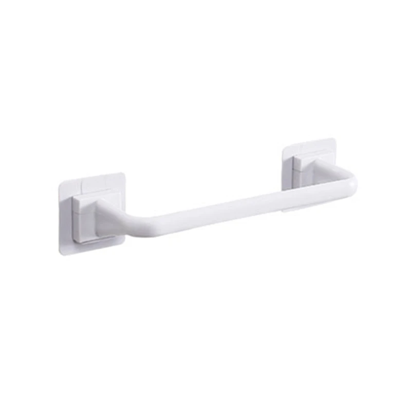 Wall Mount Towel Rack Bra Adhesive Pot Lid Holder Kitchen Bathroom Hanging Shelf towel rack