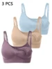 3PCS/lot High Quality Plus Size Nursing Bra Breathable Women Breastfeeding Underwear Seamless Maternity Bra Push Up 1