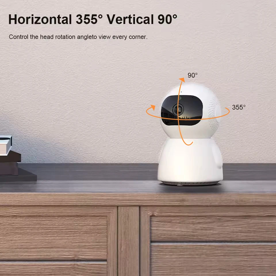 2.4G Wifi Cameras 3MP Video Surveillance AI Human Dection 3/2/1PCS IP Camera Home Security Wireless Two Way Audio iCSee 5