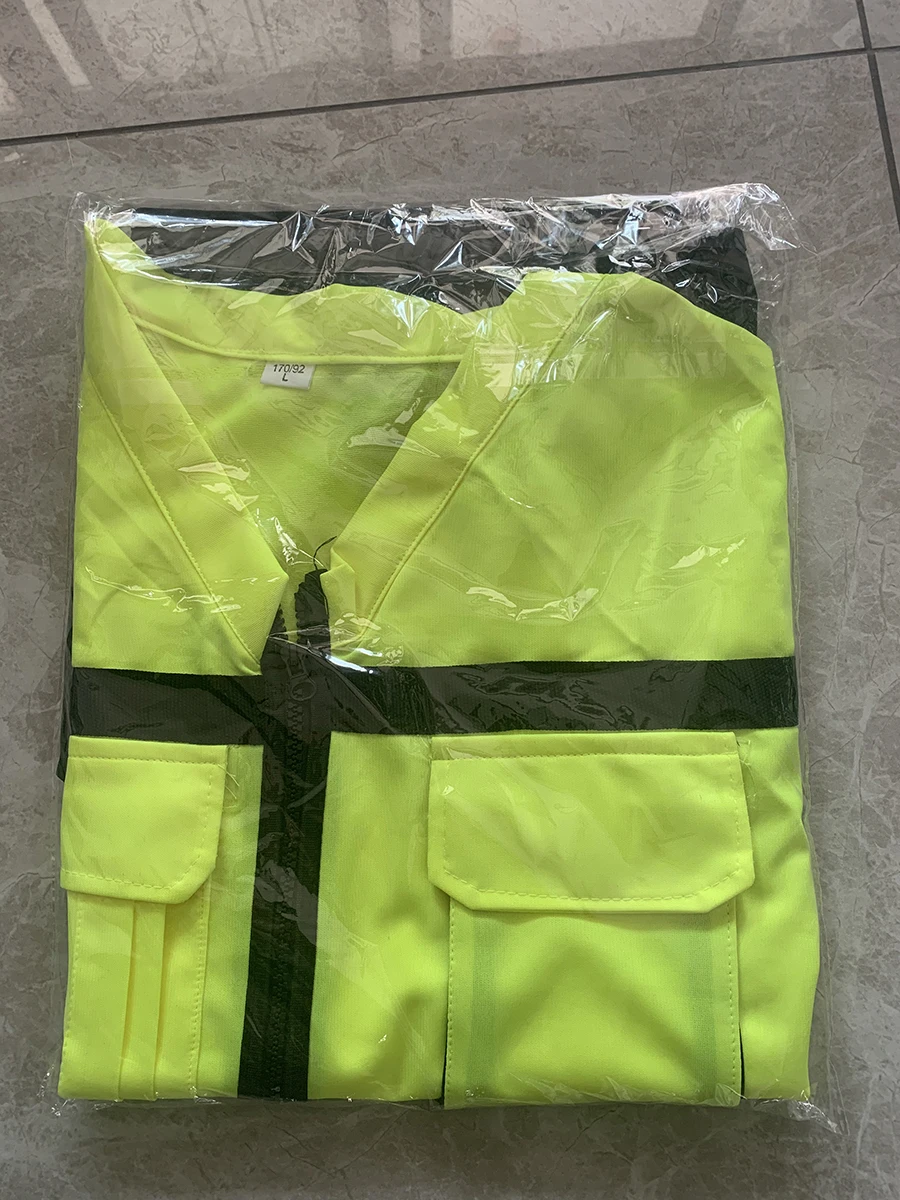 Outdoor Work Reflective Safety Jacket Sports Motorcycle Riding Running Fishing Vest Sanitation Patrol High Visibility One Size reflective vest