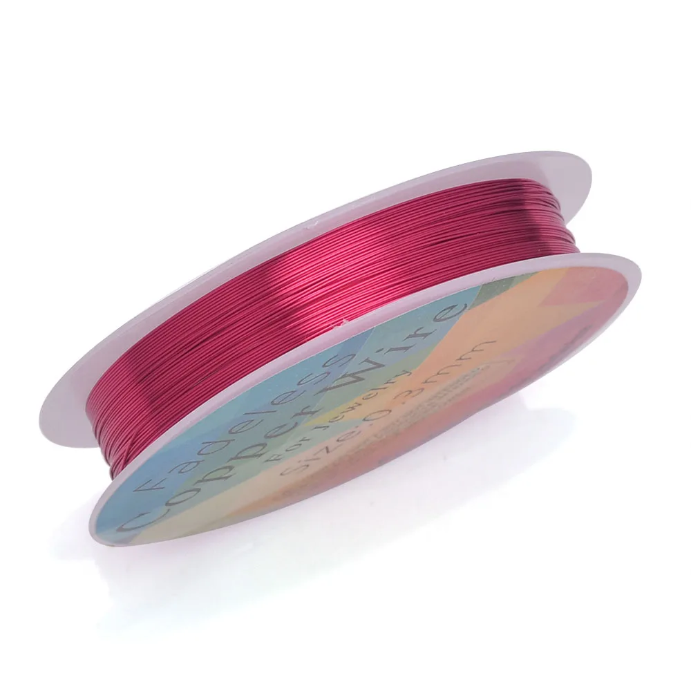 Vibrant Copper Jewelry Craft Wire - Versatile Sizes for DIY Bracelets & Necklaces