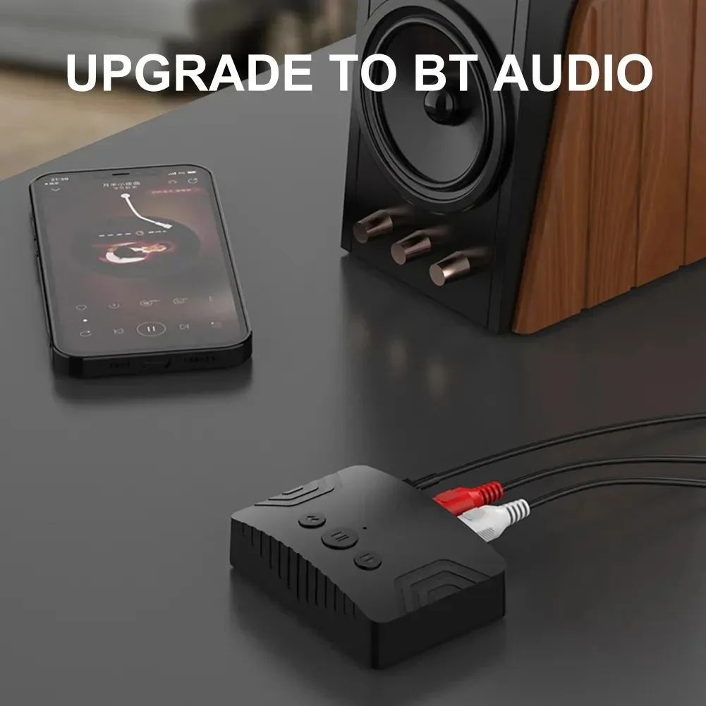 Bluetooth 5.3 Audio Receiver Wireless Audio Adapter Type C With AUX 3.5mm RCA Optical Jack Support U-disk for TV PC Speakers Car