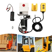 Hydraulic Pump for Dump Trailer, Hydraulic Power Unit 12V, Single Acting Dump Truck Hydraulic Pump 2