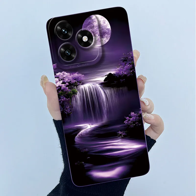 Oil Painting Shockproof Silicone Soft Phone Case