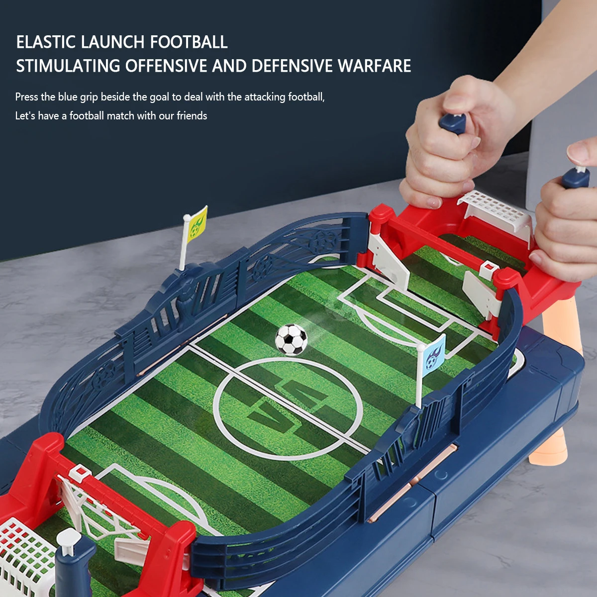 Two Player Desktop Soccer Game - Foosball Table, Mini Tabletop