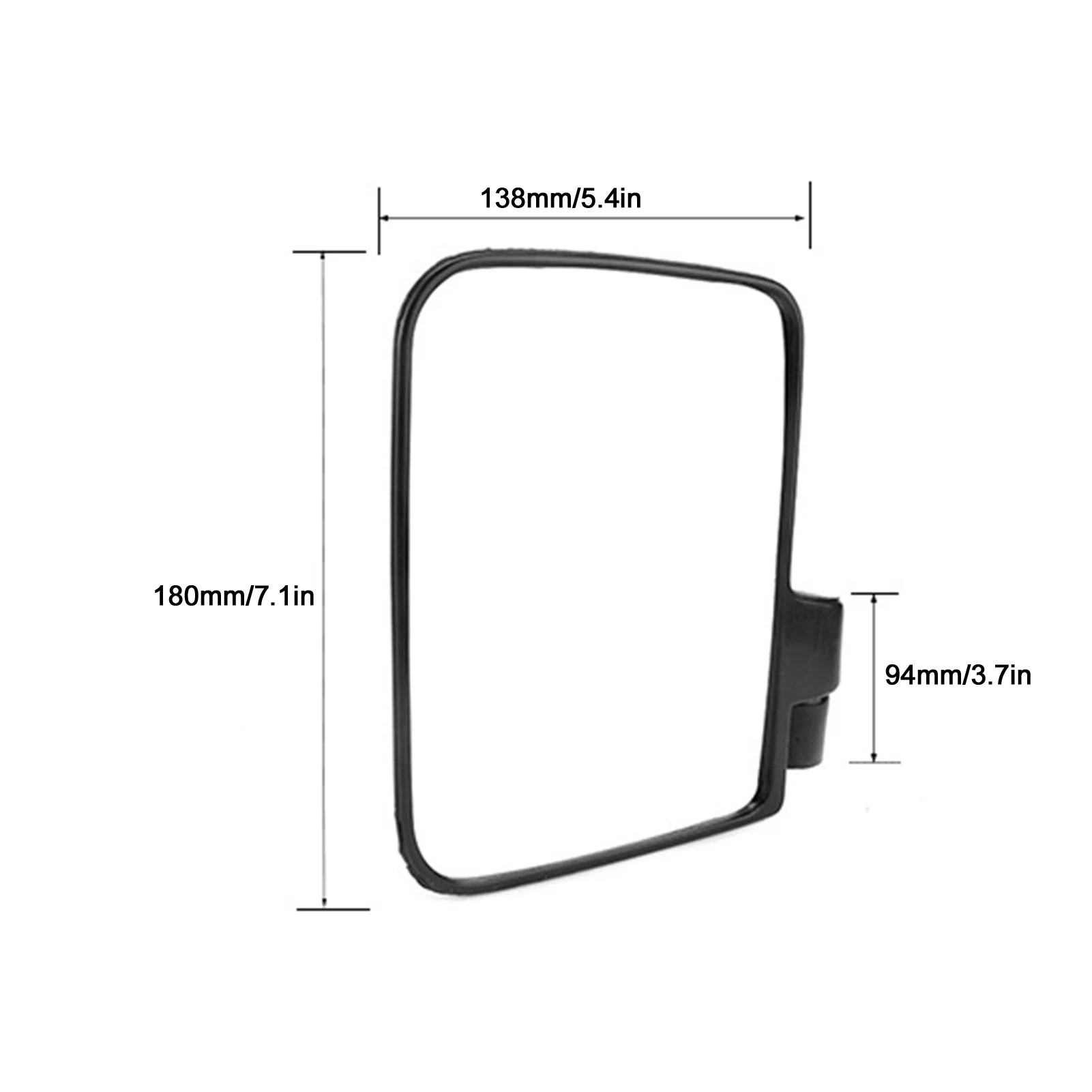 Car Side Mirror 2pcs Universal Car Side Mirror Convex Rear View for EzGo Car Accessories